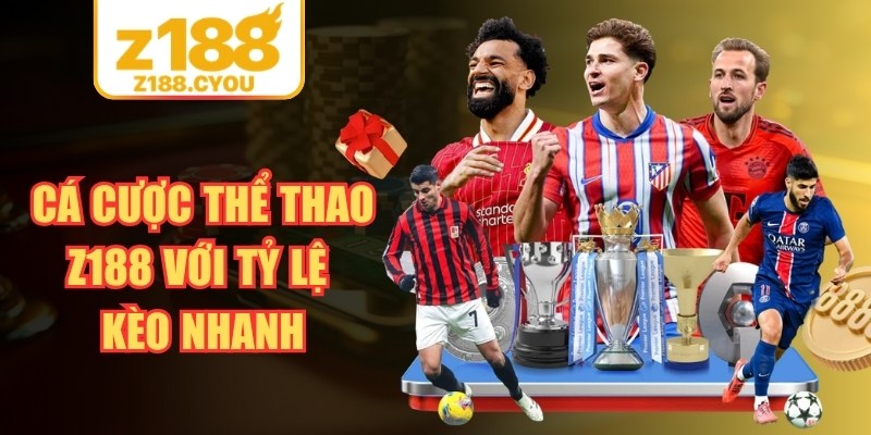 Cá cược thể thao Z188 với tỷ lệ kèo nhanh